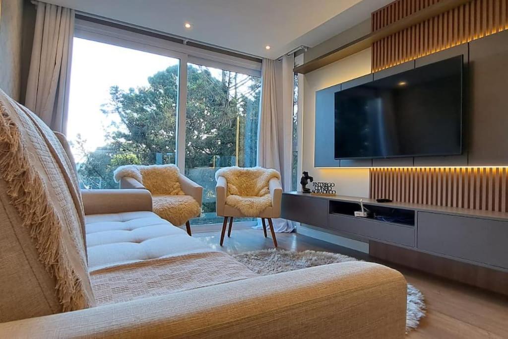 Luxuoso Apartamento Em Gramado - 2 Suites Dış mekan fotoğraf