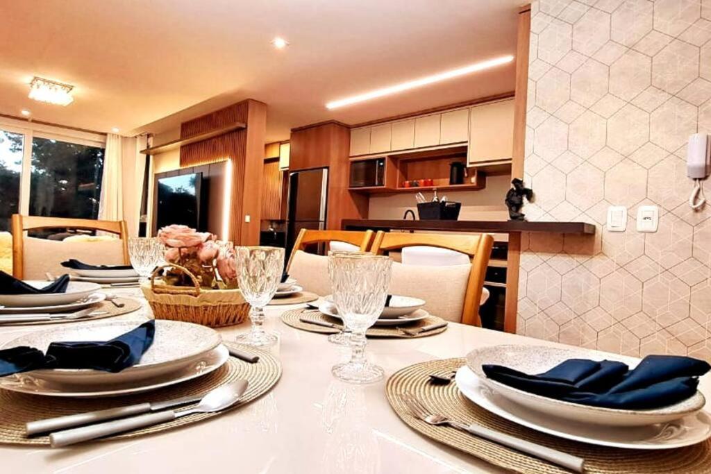 Luxuoso Apartamento Em Gramado - 2 Suites Dış mekan fotoğraf